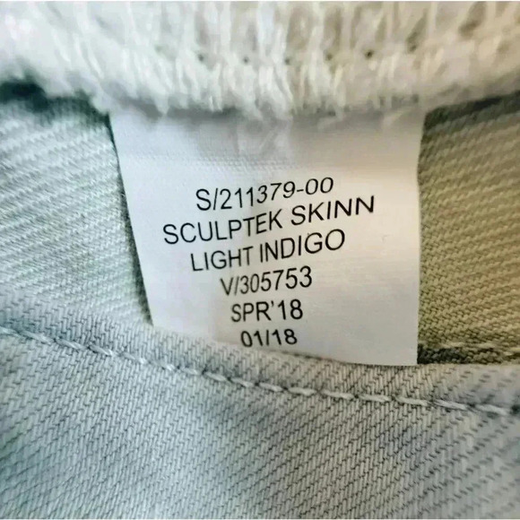 NWT Athleta Sculptek Skinny Jean Women’s Size 4 Light Wash Stretch - Picture 9 of 11